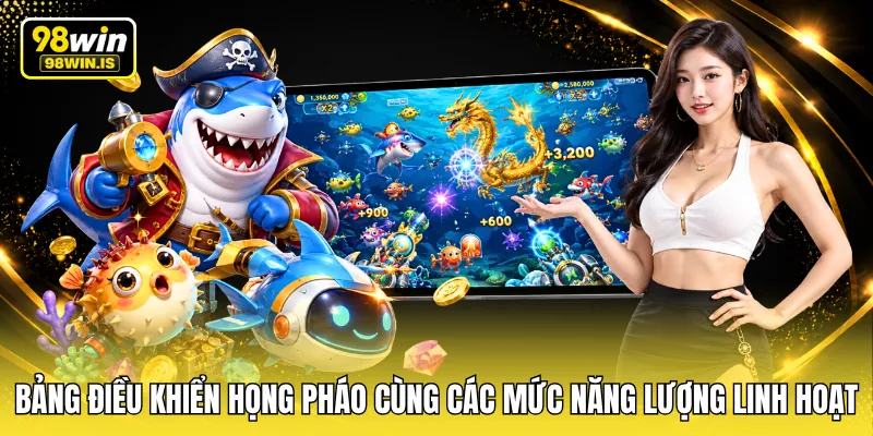 bang dieu khien hong phao cung cac muc nang luong linh hoat Bảng điều khiển họng pháo cùng các mức năng lượng linh hoạt